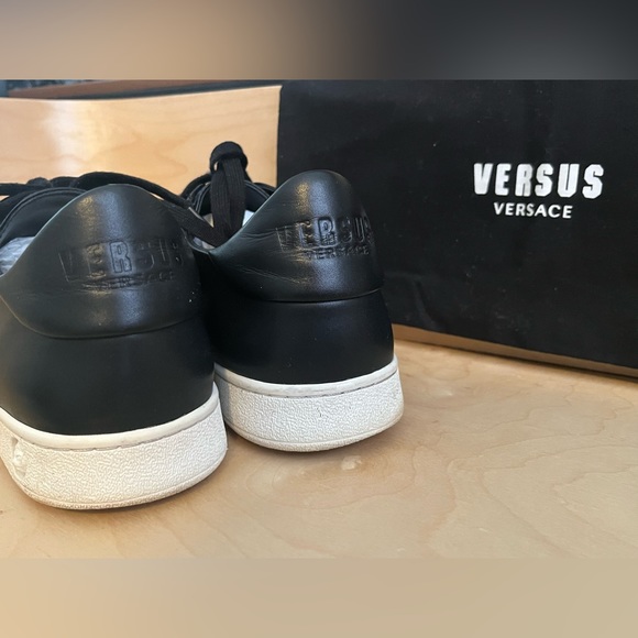 Versus Versace Black Safety Pin Sneakers - Picture 5 of 11